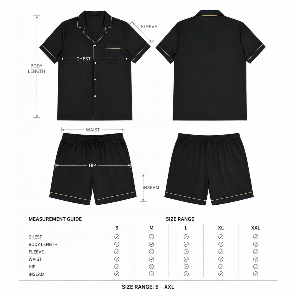 Aurum Night Short Pajama Set