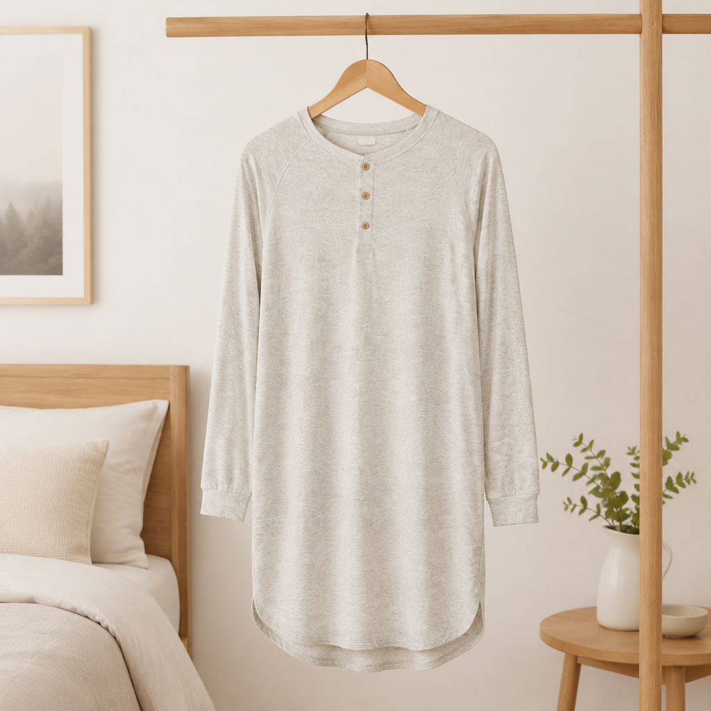 Birch Henley Sleep Shirt