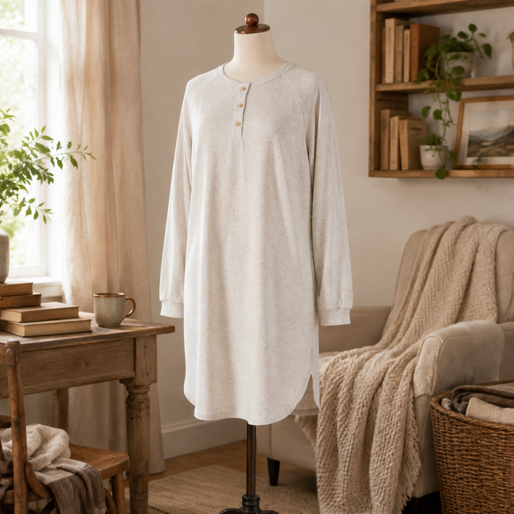 Birch Henley Sleep Shirt
