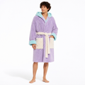 Marshmallow Colorblock Plush Robe